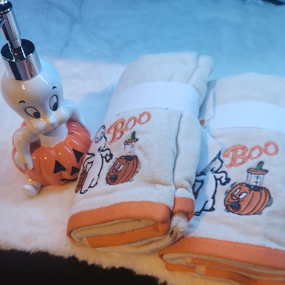 Casper The Friendly Ghost, Halloween 90's Character Spooky Friendly Bathroom Set
